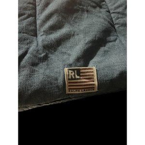 Ralph Lauren 100% Cotton Denim Chambray Heavyweight Queen Comforter Bedding